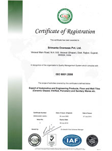 ISO 9001 Certificate